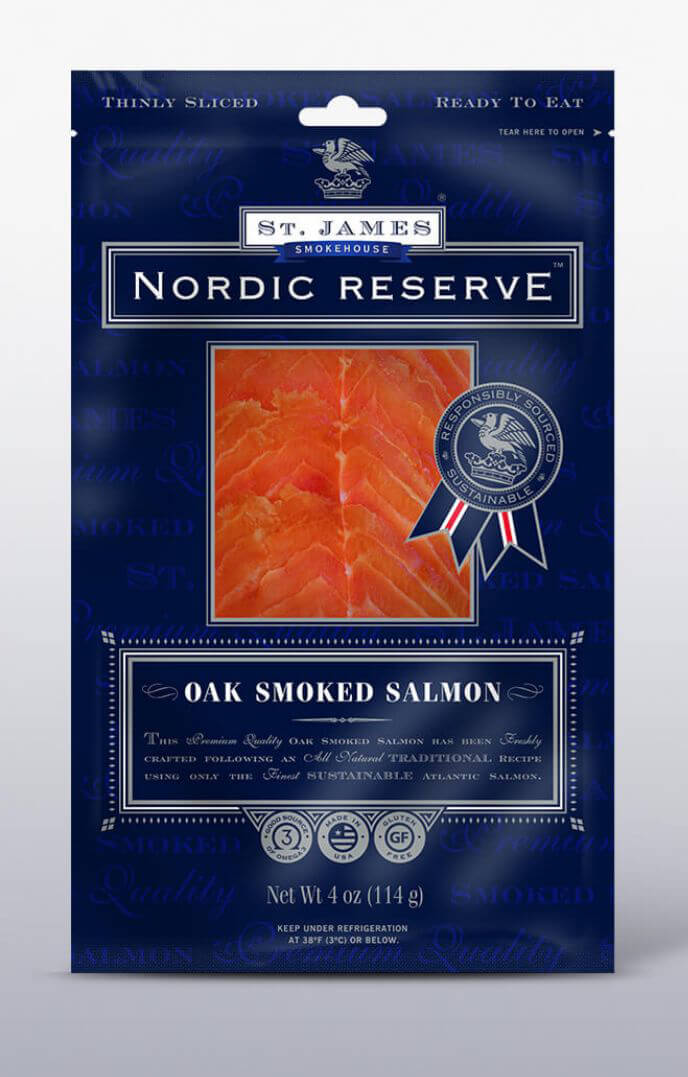 Nordic Reserve Oak Smoked Salmon Nordic Reserve Oak Smoked Salmon
