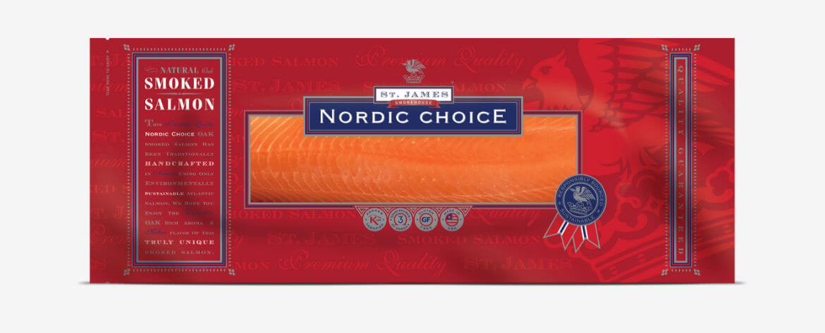 St James Nordic Choice Natural Smoked Salmon St James Nordic Choice Natural Smoked Salmon